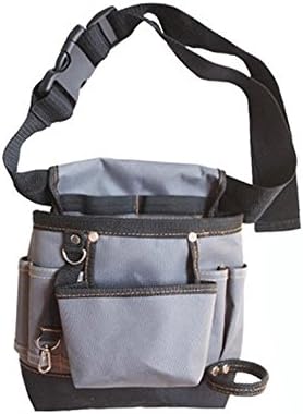 Luchuan Tool Pouch Belt,8-POCKET Oxford Cloth Electrician Tool Pouch Bag with Adjustable Waist Strap...