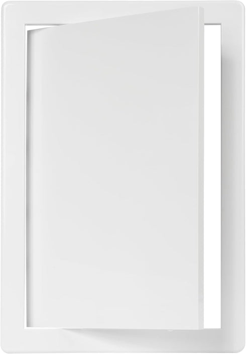 8" x 12" White Plastic Access Panel. Service Shaft Door Panel. Plumbing, Electricity, Heating, Alarm Wall Access Panel for Drywall. Bathroom Servi...