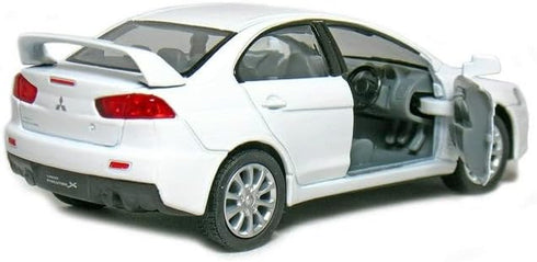 KiNSMART 2008 Mitsubishi Lancer Evolution X 1:36 Scale 5" White...