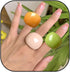 Colorful Chunky Acrylic Wide Band Rings Set,Resin Chunky Knuckle Finger Rings Stackable Rings Y2K Jewelry for Women...