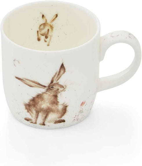 Royal Worcester Portmeirion Home & Gifts Bone China MMKE5629-XS Good Day (Hare) Single Mug, Multi Coloured, 0.31l...