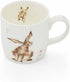 Royal Worcester Portmeirion Home & Gifts Bone China MMKE5629-XS Good Day (Hare) Single Mug, Multi Coloured, 0.31l...