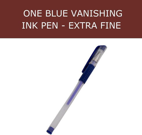 Madam Sew Heat Erasable Fabric Marking Pen | Blue Quilting, Sewing, Crafts and Dressmaking Disappearing Ink...