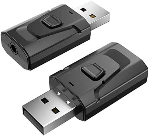4-in-1 Bluetooth 5.0 Transmitter Receiver Wireless USB Aux Audio Transmitter Adapter for TV/Home Audio System...
