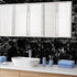 Arthome Black Marble Contact Paper,15.7"x120" Self Adhesive Wallpaper,Peel and Stick Black Paper Removable Decorative Film for Desk,Kitchen,Counte...