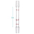 stonylab Glass 14/20 Straight Laboratory Adapter, Borosilicate Glass 30 mm Between Two 14/20 Ground Inner Standard Taper Joints for Laboratory Lab...