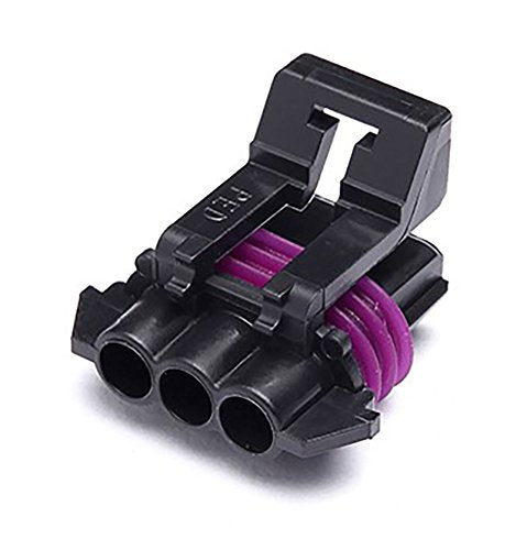 (2-PACK) 3-Pin Metri-Pack 150 Series 3-Way 16V & 14amps Connector w/20 22 AWG Sealed...