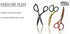 NAKABAYASHI Stationery Hikigiri Slim Scissors for Delicate Cutting (Champagne Gold)...
