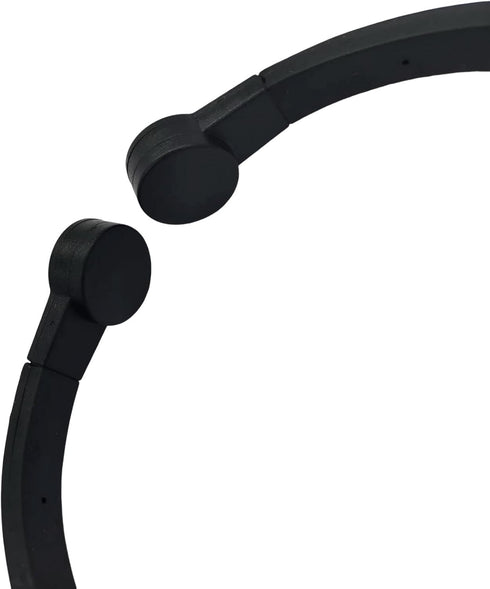 2 Pin VOX Throat Mic Headset Tactical Neck Bone Conduction Acoustic Earpiece for Midland GXT LXT GMRS 2-prong Walkie Talkies...