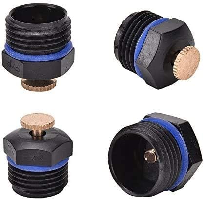 10 Pcs Garden Misting Nozzles 1/2" Adjustable Garden Lawn Water Spray Misting Nozzle 360-rotating Agricultural Lawn Watering Atomizing Greenhouse ...