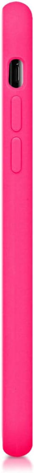 kwmobile Case Compatible with Apple iPhone X Case - TPU Silicone Phone Cover with Soft Finish - Neon Pink...