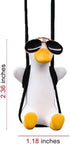 Hanging Accessories Rear View Mirror of Swinging Duck with Sunglasses Car Pendant Cute Ornament Decoration for Men Women Gift, CZ-033...