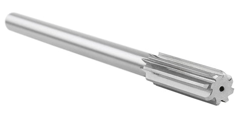 Accusize Industrial Tools 15.0 mm H.S.S. M2 Straight Shank Straight Flute Chucking Reamers, Right Hand, Shank Dia 11 mm, 6 Flute, 8'' Oal, 0400-51...
