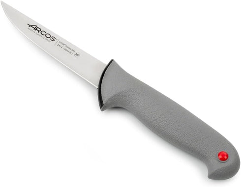 ARCOS Butcher Knife 5 Inch Nitrum Stainless Steel and 130 mm blade. Professional Cooking Knife For Cutting Meat, Fish and Vegetables. Ergonomic Po...