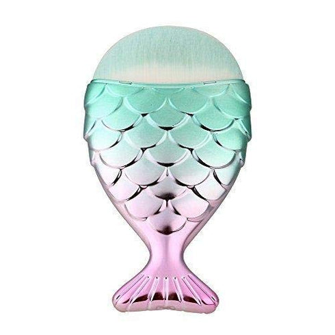 Funfunman Makeup Brushes 11PCS Make Up Foundation Eyebrow Eyeliner Blush Cosmetic Concealer Brushes(Mermaid Colorful)...