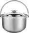 Zerodeko Stainless Steel Stock Pot With Lid Stew Cooking Pot Soup Pot Stew Simmering Pot Stockpot Pasta Pot Cookware For Home Kitchen Restaurant 1...