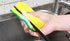 Multifunction Scrub Sponge Protects Nails and Fingers – Sponges for Cleaning Remove Tough Stains, Grease, Residue (Green 1 pcs)...