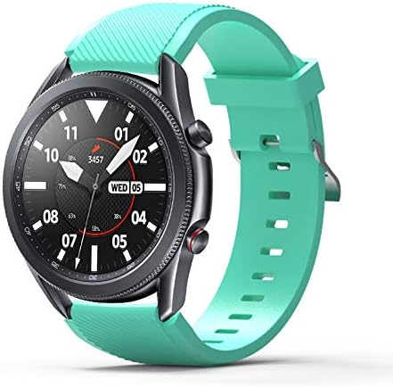 Acestar Band for Samsung Galaxy Watch 3 45mm Bands 22mm Soft Silicone Sport Replacement Strap Compatible with Samsung Galaxy Watch 3 band 45mm (10...