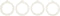 HIC Kitchen Replacement Gasket Seals, European-Grade Silicone, Fits Regular Mouth Canning Jars, Set of 4...