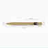 Bolt Action Pen?Made in German? Luxury Metal Writing Pen for Office, and Pocket Use - Refillable Ballpoint Ink - Sleek Black Design (Copper)...