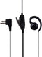 2 Pin Swivel Earpiece Earphone Earhanger Earhook Headset with PTT and Mic Compatible for Motorola CLS1410 CP200 CP88 CP100 CP040 Walkie Talkie 2 W...