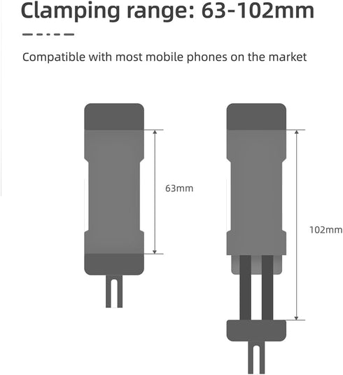 Fergio OSMO Pocket 3 Front Phone Mount Accessories (1/4”Thread Screw), Used with Tripod and Expansion Mount Extension for DJI Osmo Pocket 3......