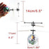 Flying Ball RC Toys For Children Goo Play For Child Ball Helicopter Gifts For Child Built-In-Shinning LED Disco Light Induction Ball Children Play...