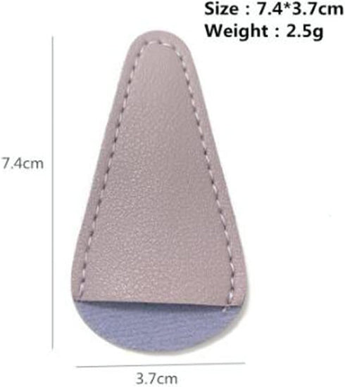 4 Pcs PU Leather Scissors Sheath Scissor Tip Protectors Blade Cover for Embroidery Scissors (Black, Red)...