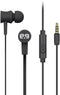 PureGear PureBoom Premium Tangle Free in-Ear Stereo Headphones with Built-in Mic, 3.5mm Wired Earbud for Laptops, Computers, iPhone, Android Phone...