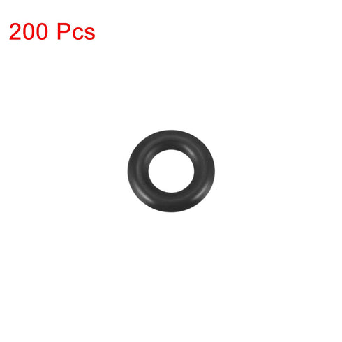 uxcell Nitrile Rubber O-Rings 8mm OD 4mm ID 2mm Width, Metric Sealing Gasket for Automotive Machine Plumbing, Pack of 200...