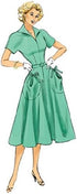 Butterick Patterns B6055 Misses' Dress and Belt Sewing Template, Size A5 (6-8-10-12-14)...