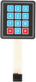 10Pcs 3 x 4 Matrix Array Membrane Switch 69.2*76.9mm Keypad Keyboard 3x4 12 Key Matrix Array Membrane Switch Microcontroller Extended Keyboard 7Pi...