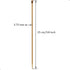 6Pcs 3.75mm Wooden Knitting Needle Straight Single Pointed US Size 5 for DIY Yarn Craft Set,Socks,Sweater, Nice Gift for Women Adults Kids Childre...