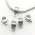 100g (About 125pcs) Mixed Tibetan Tube, Spacer Bail Bead Hanger Fit Charm European Bracelet Pendant (Antique Silver), 125...