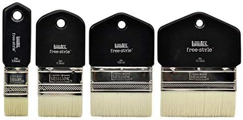 Liquitex Professional Freestyle Large Scale Brush, Paddle 1-inch, Black...