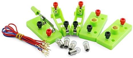 E-outstanding Circuit Learning kit Simple Circuit Physics Electrical Experiment Box, Physics Teaching Instrument...