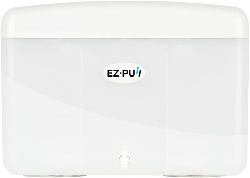 EZbrnd Countertop SLIMFOLD Hand Towel Dispenser for Kitchen/Bathroom/Office/RV/Airbnb, Guest Towel Holder, White...
