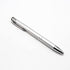 Stylish quality 5 metal ballpoint Pens, black ink, soft writing experience (Silver)...