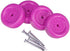Official Pinewood Derby Wheels and Axles (Purple)...