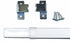 Graber Crystal Clear Sash Curtain Rod - 2 Rods per Package (11 1/2 to 20-Inch Adjustable Width, Clear)...
