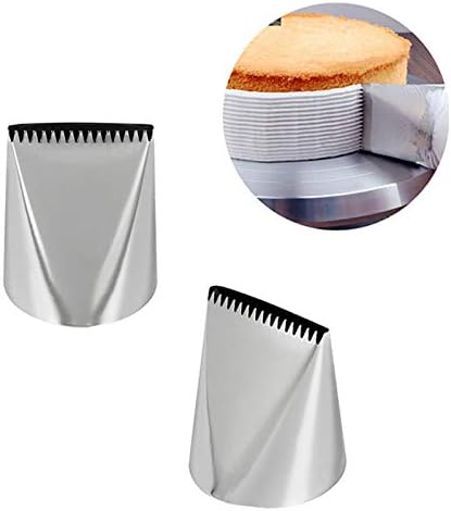 Piping Nozzles Icing Cupcake Decorating Kit Large Icing Piping Nozzles Cake Decorating Pastry Tip Sets Fondant Cake Tools Steel Nozzle Cake Decora...