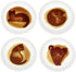 4pcs Ceramics Cat Relief Seasoning Dishes Sushi Dipping Bowl Appetizer Dessert Plate...