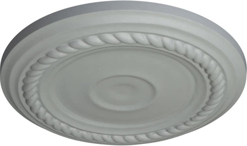Ekena Millwork CM07AL Small Alexandria Ceiling Medallion, 7 7/8"OD x 3/4"P (Fits Canopies up to 4 5/8"), Factory Primed...