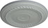 Ekena Millwork CM07AL Small Alexandria Ceiling Medallion, 7 7/8"OD x 3/4"P (Fits Canopies up to 4 5/8"), Factory Primed...