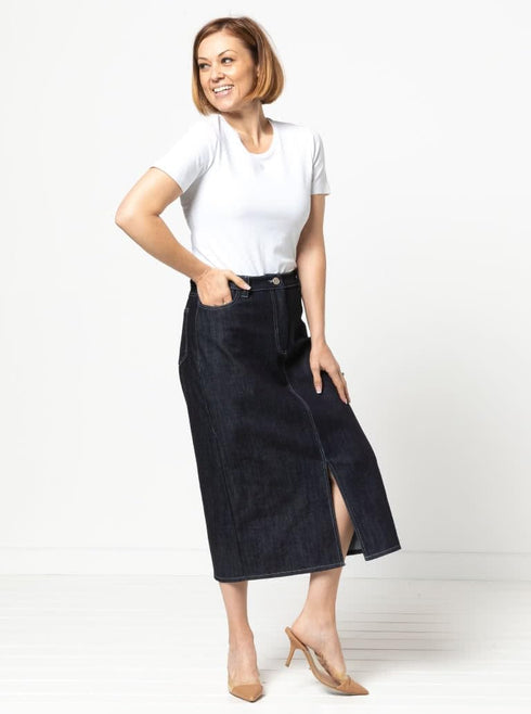 Style Arc Sewing Pattern - Tommie Jeans Skirt (Sizes 10-22)...