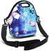 Insulated Neoprene Lunch Bag Removable Shoulder Strap Reusable Thermal Thick Lunch Tote Bags For Women,Teens,Girls,Kids,Baby,Adults-Lunch Boxes Fo...