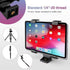 Acuvar Universal Tablet Tripod Mount and Universal Smartphone Mount Holder for All Smartphones and Tablets (10) Tablet Mount + Ball Head...