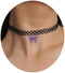 MIFYNN Black Lace Choker Necklace for Women Boho Colourful Butterfly Choker Purple Pink Butterfly Charm Necklace Stretch Lace Pendant Necklace 80s...