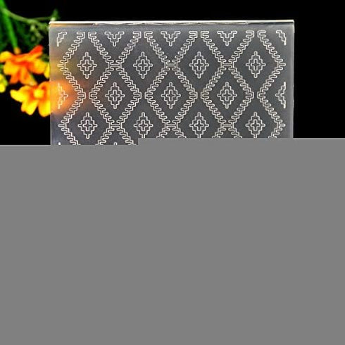 Kwan Crafts 4 pcs Different Style Christmas Snowflake Leaves Circle Plastic Embossing Folders for Card Making Scrapbooking and Other Paper Crafts...