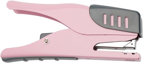 Hand Held Plier Pink Stapler Handheld Desktop Stapler Effortless Heavy Duty Stapler 25 Sheets Capacity No Jam Reduced Effort for Desk Home Office ...